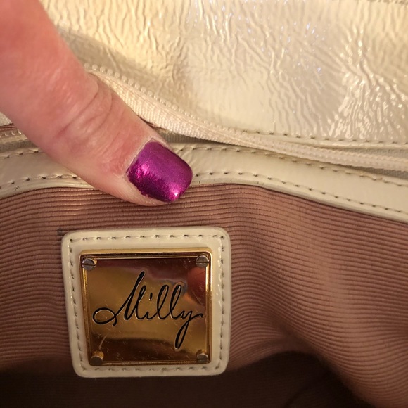 White patent leather MILLY bag! Authentic!!! - Picture 4 of 4